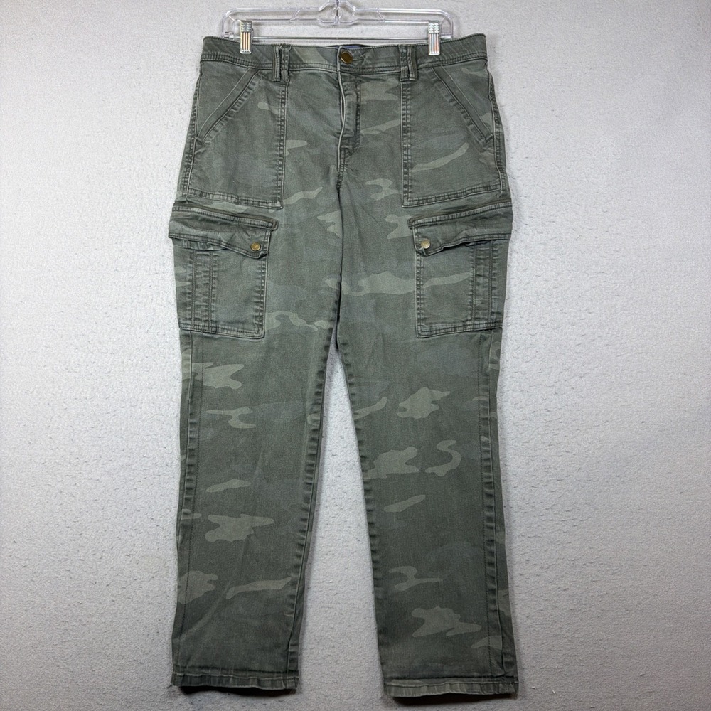 Democracy Cargo Capri Camo Women's 14 ab technology comfort stretch hi rise